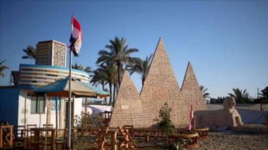 مقهى في غزة يحاكي مظاهر الحياة في مصر