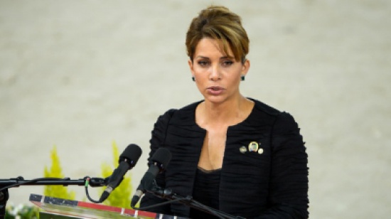 الأميرة هيا بعد وفاة الشيخ راشد آل مكتوم :  إنا لله وإنا إليه راجعون