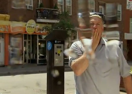 الرجل الضرير والقمامة