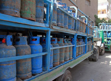 قرار رسمي بإعادة تصدير أسطوانات الغاز الهندية