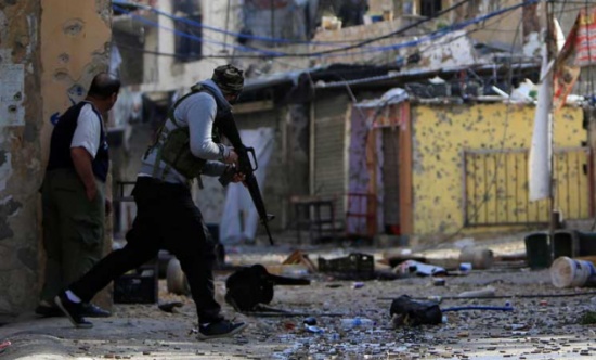 توقف الاشتباكات في مخيم عين الحلوة للاجئين الفلسطينيين في جنوب لبنان توقف الاشتباكات في مخيم عين الحلوة للاجئين الفلسطينيين في جنوب لبنان