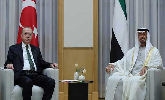 محمد بن زايد وأردوغان يبحثان مجالات التعاون .. بالفيديو محمد بن زايد وأردوغان يبحثان مجالات التعاون .. بالفيديو