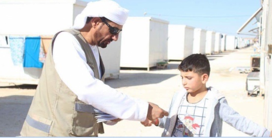 بالصور.. الامارات تنشر الفرح والبهجة بين اللاجئين السوريين في مريجيب الفهود بالصور.. الامارات تنشر الفرح والبهجة بين اللاجئين السوريين في مريجيب الفهود