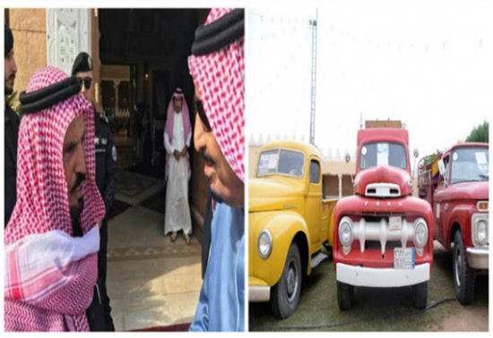 صور: مواطن يهدي خادم الحرمين سيارة تاريخية موديل 1955 صور: مواطن يهدي خادم الحرمين سيارة تاريخية موديل 1955