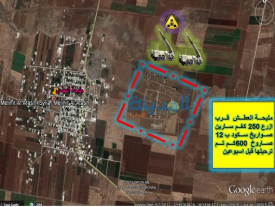 الصواريخ التي حركها الأسد لقصف الأردن وإسرائيل حال تعرضه لضربة