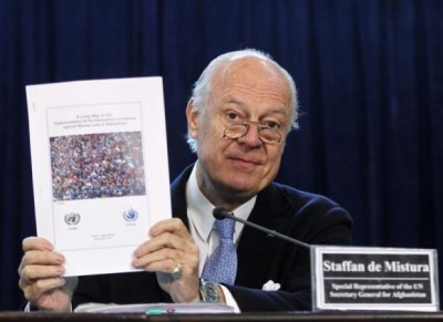 الموفد الدولي الى سوريا يشدد على ضرورة مواجهة المجموعات الارهابية