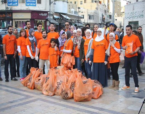 بالصور: مبادرة أهل البلد تنظم حملتي تنظيف وسط البلد