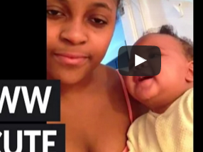 بالفيديو.. رد فعل طفلة ترى أمها «تعطس»