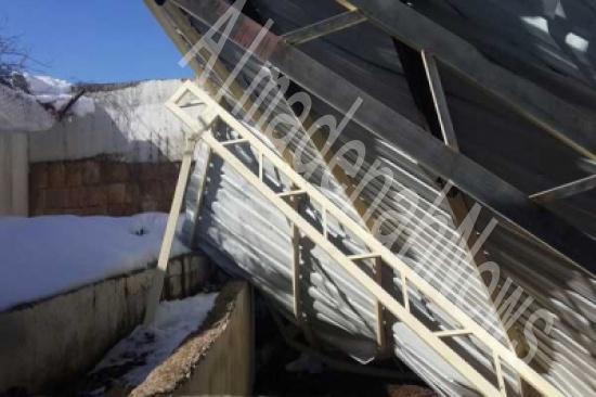 بالصور : انهيار صالة نادي شباب ريمون الرياضي بالصور : انهيار صالة نادي شباب ريمون الرياضي