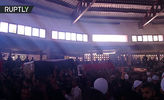 فيديو : محافظة السويداء تشيع ضحايا هجوم داعش