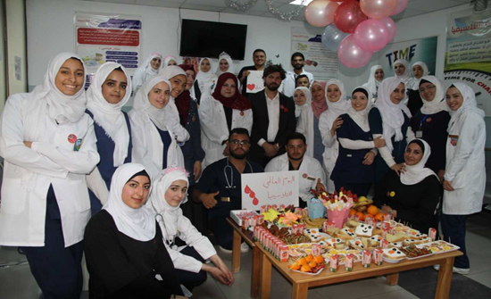 كلية التمريض بجامعة الزرقاء تقيم نشاط توعوي عن مرض الثلاسيميا كلية التمريض بجامعة الزرقاء تقيم نشاط توعوي عن مرض الثلاسيميا