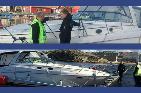 زورق فاخر بـ 108 آلاف دولار نسيه صاحبه عاميٌن في ميناء سويدي