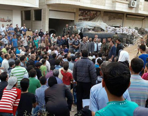 اتفاق لخروج مسلحي قدسيا والهامة من ريف دمشق وتسليم أسلحتهم