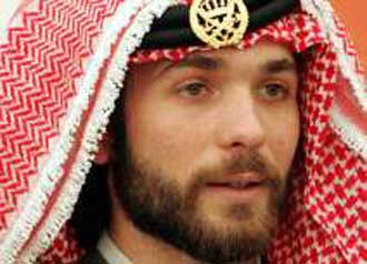 الامير هاشم والامير علي في عزاء الكساسبة