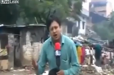 تقرير تلفزيوني مضحك ( فيديو )