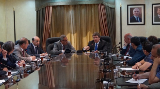 القطامين وحياصات يبحثان قضايا التشغيل في القطاع الصحي القطامين وحياصات يبحثان قضايا التشغيل في القطاع الصحي