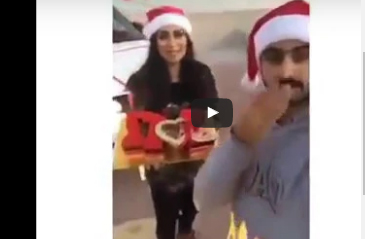 شاهد.. شاب يهدي حبيبته سيارة «رنج روفر» بمناسبة العام الجديد
