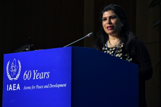 الأميرة سمية تشارك بالحفل الختامي لمؤتمر الذكرى الستين للوكالة الدولية للطاقة الذرية الأميرة سمية تشارك بالحفل الختامي لمؤتمر الذكرى الستين للوكالة الدولية للطاقة الذرية