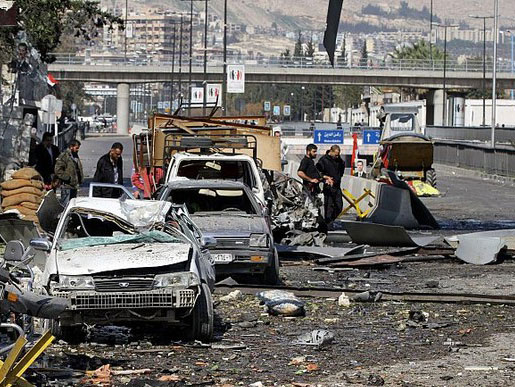 تفجير بالقرب من مقر للقوات الإيرانية بدمشق خلف قتلى وجرحى تفجير بالقرب من مقر للقوات الإيرانية بدمشق خلف قتلى وجرحى