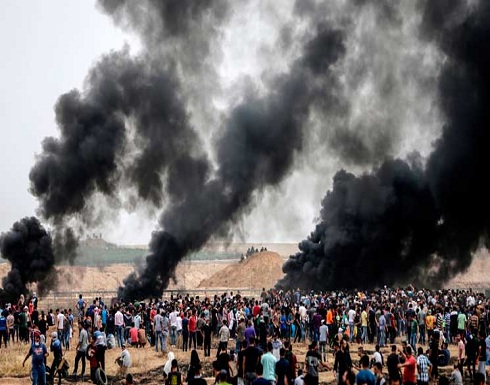إصابة 6 فلسطينيين برصاص الاحتلال قرب حدود غزة