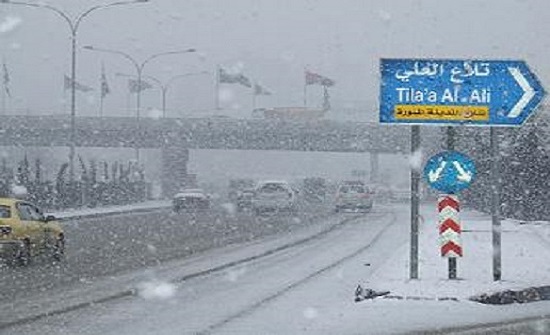 الارصاد : الخميس زخات ثلج فوق المرتفعات العالية الارصاد : الخميس زخات ثلج فوق المرتفعات العالية