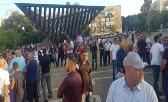 فيديو : الآلاف في تل أبيب يطالبون باسقاط "قانون القومية العنصري"