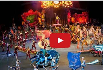 سقوط لاعبات في سيرك