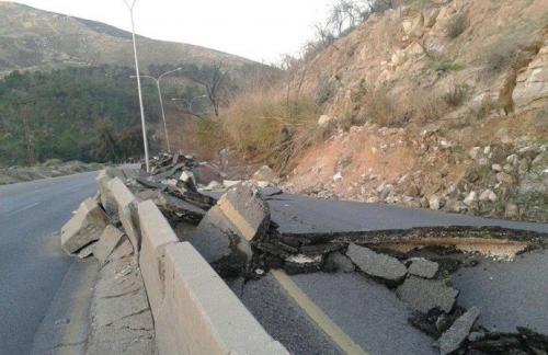 مدير اشغال جرش يعلن افتتاح تحويلة طريق جرش عمان مدير اشغال جرش يعلن افتتاح تحويلة طريق جرش عمان