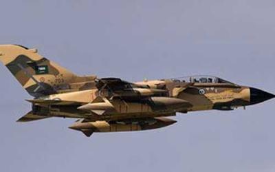 سقوط مقاتلة سعودية