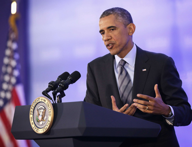 أوباما: أتعاطف مع شعب غزة ولا أتعاطف مع حماس