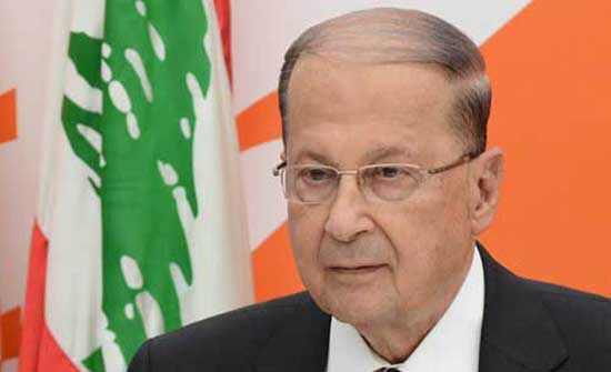 الرئيس اللبناني يطالب بمساعدة دولية لمواجهة أعباء النزوح السوري الرئيس اللبناني يطالب بمساعدة دولية لمواجهة أعباء النزوح السوري