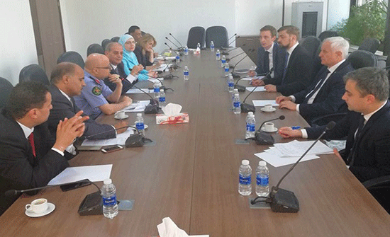 المنسق الحكومي لحقوق الانسان يستقبل وفدا اوكرانيا حكوميا