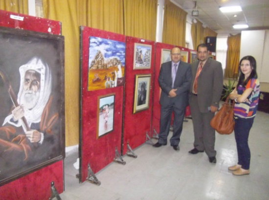 افتتاح معرض للفنون التشكيلية في جامعة اليرموك