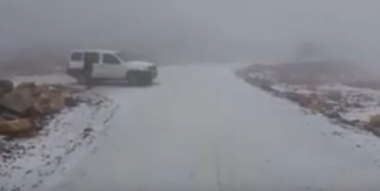 شاهد ثلوج في الإمارات!