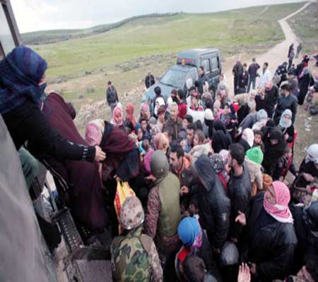 1776 لاجئا سوريا عبروا الحدود خلال الـ 24 ساعة الماضية