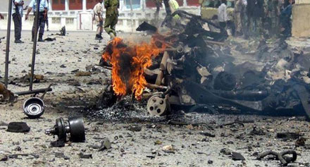 الصومال: مقتل سبعة اشخاص بتفجير سيارة بمقديشو