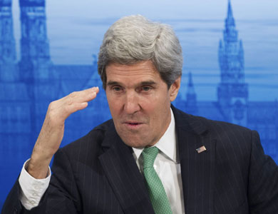 كيري يؤكد مواصلة جهوده من أجل السلام على الرغم من انتقادات إسرائيل