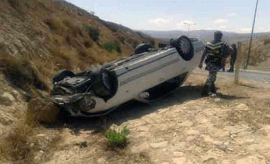 وفاة وإصابة بحادث تدهور في الحسا وفاة وإصابة بحادث تدهور في الحسا