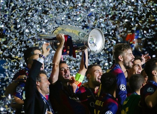 فيديو وصور: برشلونة يفوز بلقب دوري الأبطال
