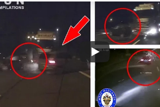 بالفيديو...غفوة سائق شاحنة تتسبب في حادث مروع