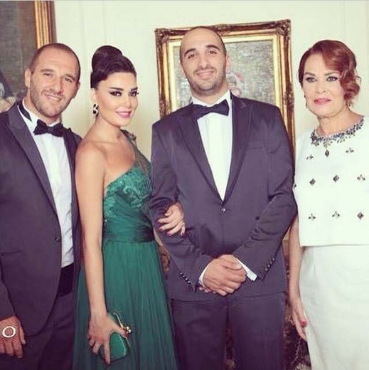 سيرين عبد النور تشارك في حفل زفاف شقيق زوجها