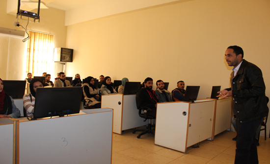 محاضرة توعوية في كلية الاميرة رحمة الجامعية بعنوان "آفة المخدرات وطرق مكافحتها"