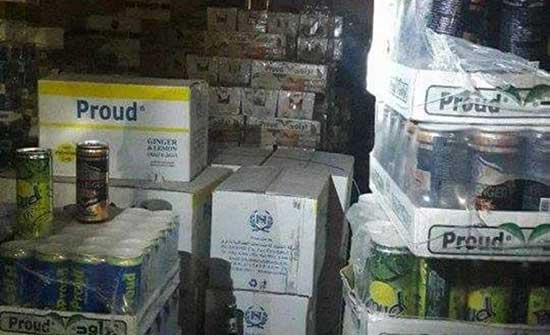 اتلاف 10 اطنان من المشروبات الغازية في العقبة اتلاف 10 اطنان من المشروبات الغازية في العقبة