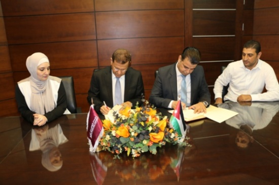 مذكرة تفاهم بين جامعة الشرق الاوسط و الصوت والصورة