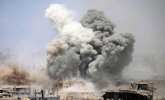 قتلى من نساء وأطفال داعش في غارة شرقي سوريا قتلى من نساء وأطفال داعش في غارة شرقي سوريا