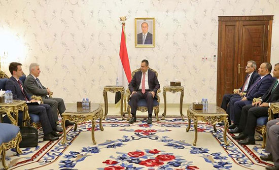 رئيس حكومة اليمن: تصريحات الحوثي عن الحديدة تعكس نواياه رئيس حكومة اليمن: تصريحات الحوثي عن الحديدة تعكس نواياه