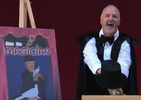 الساحر الحمام