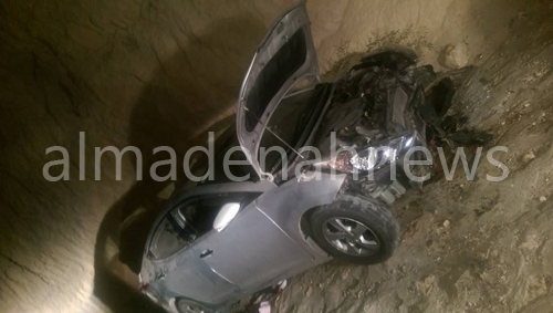 بالصور : إصابتان بحادث تدهور في إربد بالصور : إصابتان بحادث تدهور في إربد