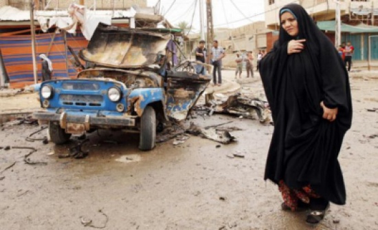 مقتل 3 عراقيين واصابة 7 بتفجير في بغداد مقتل 3 عراقيين واصابة 7 بتفجير في بغداد