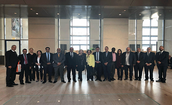 وفد الجامعة الألمانية الأردنية يزور البوندستاغ الألماني ووزارة الخارجية الألمانية